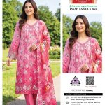 HASEEN Insaf Fabrics Luxury Embroidered 3-Piece Suite (Design: 10007)